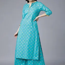 arkv tex Women Viscose Rayon Kurta Palazzo Set image 1