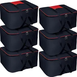 CHAMPARAN Underbed Storage Bag Multi Purpose Foldable Nylon Big Blanket,Clothes,Toys,Saree Cotton Laundry Bag-picture-40