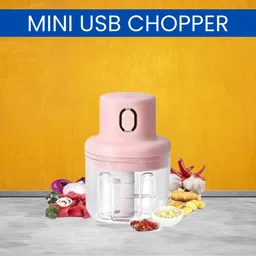 roar Mini Rechargeable Chopper, Electric Chopper for Onion, Garlic and VegetableC411 Electric Vegetable & Fruit Chopper-picture-19