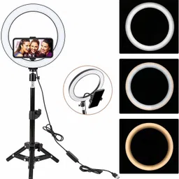 Setster 10 inch Selfie Ring Light With 7Ft Tripod Ring Flash-picture-17