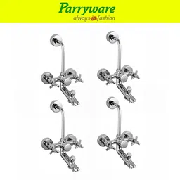 parryware Trio Wall Mixer 3 in 1 with Overhead Shower Provision set of 4 pic 247 Wall Mixer with Overhead Shower Provision Wall Mixer Faucet-picture-35