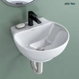 Premium Ceramic Basin/Wall Hung Wash Basin For Bathroom/Sink For Handwash Wall Hung Basin-image-36