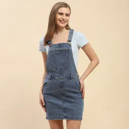 camla Women Blue Dungaree-picture-23