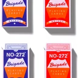gift collection Brigade Plastic Coated Playing Cards Taash Patti Bridge Rummy Poker Pack Of 4-picture-24