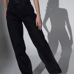 Hubberholme Women Dad Fit High Rise Clean Look Stretchable Jeans-image-41