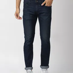 Pepe Jeans Men Blue Vapour Slim Fit Low-Rise Light Fade Stretchable Jeans-picture-46