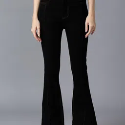 The Roadster Lifestyle Co. Women High-Rise Light Fade Bootcut Stretchable Jeans-image-35