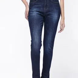 RAREISM Women Comfort Slim Fit Clean Look Mid-Rise Light Fade Cotton Jeans-image-52