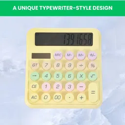 sacro Desktop Calculator, 12-Digit Large LCD and Large Buttons for Office, Homes Q280 Basic Calculator-picture-10