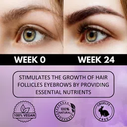 intimify Eyebrow Growth Oil, Eyelash Growth Serum For Women & Men With Natural Ingredient 30 ml image 2