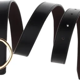 metronaut Women Casual Black Synthetic Belt image 4