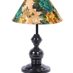foziq Black Printed Triangle Table Lamps image 3