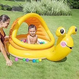 intelligent Inflatable (IND*3971) Pool with Built-in Sunshade for Kids Inflatable Swimming Pool image 5