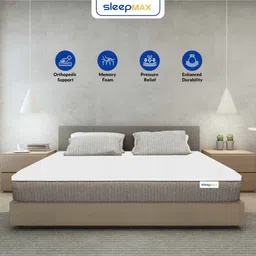 sleepmax Orthogrand 8 Inch Rebonded Foam Mattress In Queen Size (With 2 Free Pillows) image 4