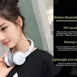 guggu C29_SH-12 Bluetooth Over-Ear Headphones with Mic Bluetooth Headset image 2