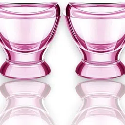 soulvinee Pack of 2 Glass Eye Wash Cup for Your Eyes Clean Soothing Relief from Allergens, Irritants image 1