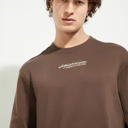 max Men Full Sleeve Solid Sweatshirt image 2