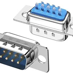 erhindia Pack of 2) 2 Rows Solder Type Plug D-SUB Male Plug RS232 DB9 Serial VGA 9 Pin Electronic Components Electronic Hobby Kit image 2