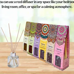 Sim & Ross | Jasmine Reed Diffuser Set | Includes 5 Wooden Reed Sticks | 50ml | Toxin Free & Calming Effect, Room Freshener for Home, Bedroom, Bathroom, and more Diffuser-picture-31