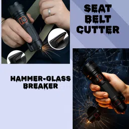 3baan X433 Rechargeable LED Torch – High Lumen, Portable & Emergency Flashlight Torch image 4