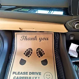 surisha Paper Disposable Paper Mat For Universal For Car image 4