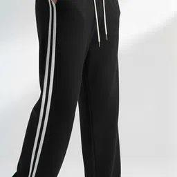 dockstreet Men Solid White Track Pants-picture-44