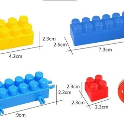 arizon 100% Best Quality GIFT (84 Pieces +16 Tyres) 100 Pcs Building Blocks image 4