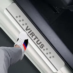 carxtreme Volkswagen Virtus Foot Step in Stainless Steel ( Set 0f 4) Door Sill Plate-picture-25