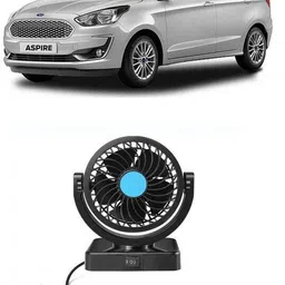 zplusacc DOUBLE Car Fan 12v 360 Head 2 Speed Optimization For UNIVESAL CAR FF-206 Car Interior Fan image 1