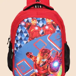 jumrpae New Polyester Iron Man Character Printed Backpack (NUR/LKG/UKG/1st/2nd Class) Waterproof School Bag-picture-26