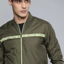 HRX By Hrithik Roshan Training Men olive Rapid-Dry Solid Jacket-picture-31