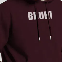 TOGS & TERRE Men Typography Printed Hooded Sweatshirt image 5