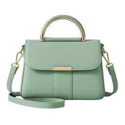 ITALISH Embellished Leather Structured Sling Bag image 3