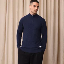 Mr Bowerbird Cable Knit High Neck Pullover image 3