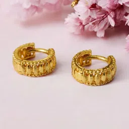 SHREE KRISHNA SHOPPING Gold-Plated Brass Earrings image 1