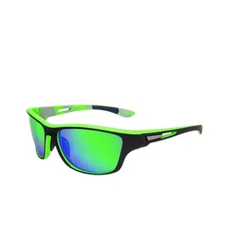 PIRASO Unisex Sports Sunglasses with Polarised Lens 6531 GREEN MERCURY-picture-15