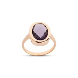 GenZcomplex Gold-Plated Brass Amethyst Finger Ring-picture-15