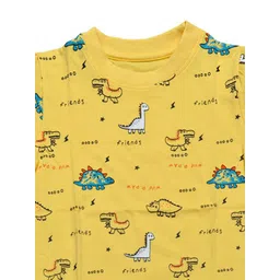 FAZZA Boys Pack Of 3 Printed Applique T-shirt image 4