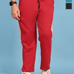 BAESD Boys Pack Of 3 Colourblocked Mid-Rise Track Pants-picture-32