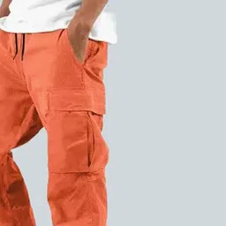StyleCast x Revolte Men Easy Wash Pleated Cargos Trousers image 2