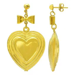 DZINETRENDZ Heart Shaped Drop Earrings image 3