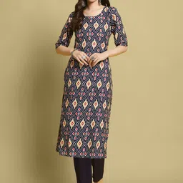 7Threads Women Pack Of 6 Ethnic Motifs Printed Daily Straight Kurtas-image-43