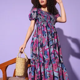 Moda Rapido Peter Pan Collar Fit & Flare Dress image 3