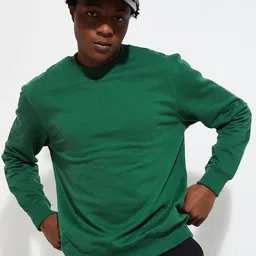 max URB_N Men Solid Sweatshirt image 1