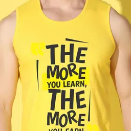 WOOSTRO Men Typography 2 Printed Raw Edge Slim Fit T-shirt image 5