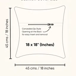 LUSHLYF Orange & White Quirky Square Cushion Covers image 5