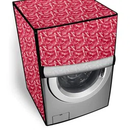 The Furnishing Tree Red PVC Washing Machine Covers-picture-39