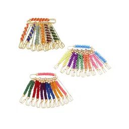 VAMA Artificial Beads Studded Saree Clip Saree Accessories-picture-11