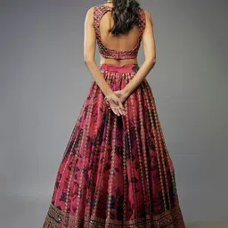 JIHU CULTURE Embellished Sequinned Ready to Wear Lehenga & Blouse With Dupatta image 2