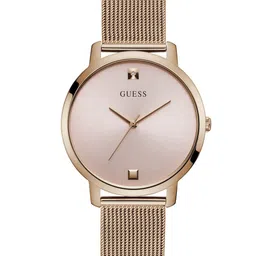 GUESS Women Dial & Stainless Steel Bracelet Style Straps Analogue Watch GW0458L3-image-80
